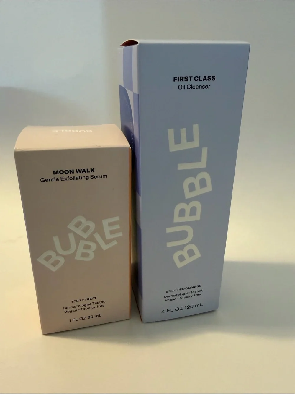 Bubble Oil cleanser and toner
